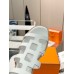 Hermes Isabella 30 Sandals in White Calfskin Hermes Isabella 30 Sandals in White Calfskin