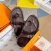 Hermes Inboard Sandals in Burgundy Leather and Ribbon Hermes Inboard Sandals in Burgundy Leather and Ribbon