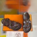 Hermes Inboard Sandals in Burgundy Leather and Ribbon Hermes Inboard Sandals in Burgundy Leather and Ribbon