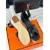 Hermes Elda Espadrilles in Black Leather Hermes Elda Espadrilles in Black Leather