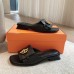 Hermes Women's Isle Sandals in Black Leather Hermes Women's Isle Sandals in Black Leather