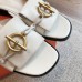 Hermes Women's Isle Sandals in White Leather Hermes Women's Isle Sandals in White Leather