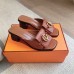 Hermes Women's Ilot 50 Sandals in Brown Leather Hermes Women's Ilot 50 Sandals in Brown Leather