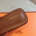Hermes Women's Ilot 50 Sandals in Brown Leather Hermes Women's Ilot 50 Sandals in Brown Leather