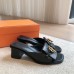 Hermes Women's Ilot 50 Sandals in Black Leather Hermes Women's Ilot 50 Sandals in Black Leather