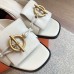 Hermes Women's Ilot 50 Sandals in White Leather Hermes Women's Ilot 50 Sandals in White Leather
