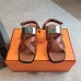 Hermes Women's Ines Sandals in Brown Leather Hermes Women's Ines Sandals in Brown Leather