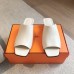 Hermes Women's Idole Sandals in White Leather Hermes Women's Idole Sandals in White Leather