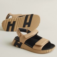 Hermes Women's Junior Sandals in Beige Nappa Leather Hermes Women's Junior Sandals in Beige Nappa Leather