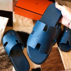 Hermes Men's Izmir Sandals In Colvert Epsom Calfskin Hermes Men's Izmir Sandals In Colvert Epsom Calfskin