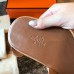 Hermes Men's Izmir Sandals In Gold Epsom Calfskin Hermes Men's Izmir Sandals In Gold Epsom Calfskin