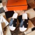 Hermes Men's Izmir Sandals In Noir Epsom Calfskin Hermes Men's Izmir Sandals In Noir Epsom Calfskin