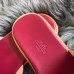 Hermes Men's Izmir Sandals In Red Epsom Calfskin Hermes Men's Izmir Sandals In Red Epsom Calfskin