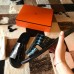 Hermes Men's Izmir Sandals In Black Shiny Niloticus Crocodile Leather Hermes Men's Izmir Sandals In Black Shiny Niloticus Crocodile Leather