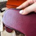 Hermes Men's Izmir Sandals In Bordeaux Suede Calfskin Hermes Men's Izmir Sandals In Bordeaux Suede Calfskin