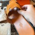 Hermes Men's Izmir Sandals In Yellow Suede Calfskin Hermes Men's Izmir Sandals In Yellow Suede Calfskin