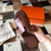 Hermes Men's Izmir Sandals In Brown Swift Calfskin Hermes Men's Izmir Sandals In Brown Swift Calfskin