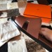 Hermes Men's Izmir Sandals In Brown Swift Calfskin Hermes Men's Izmir Sandals In Brown Swift Calfskin
