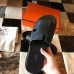 Hermes Men's Izmir Sandals In Black Swift Calfskin Hermes Men's Izmir Sandals In Black Swift Calfskin
