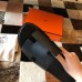 Hermes Men's Izmir Sandals In Black Swift Calfskin Hermes Men's Izmir Sandals In Black Swift Calfskin