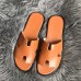 Hermes Men's Izmir Sandals In Gold Swift Calfskin Hermes Men's Izmir Sandals In Gold Swift Calfskin