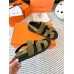 Hermes Men's Genius Sandals In Green Suede Calfskin Hermes Men's Genius Sandals In Green Suede Calfskin
