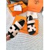 Hermes Men's Genius Sandals In Beige Suede Calfskin Hermes Men's Genius Sandals In Beige Suede Calfskin