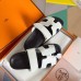Hermes Men's Chypre Sandals in White Calfskin Hermes Men's Chypre Sandals in White Calfskin