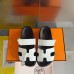 Hermes Men's Chypre Sandals in White Calfskin Hermes Men's Chypre Sandals in White Calfskin