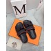 Hermes Men's Chypre Sandals in Black Epsom Calfskin Hermes Men's Chypre Sandals in Black Epsom Calfskin