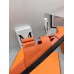 Hermes Men's Chypre Sandals in Orange Epsom Calfskin Hermes Men's Chypre Sandals in Orange Epsom Calfskin