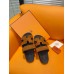 Hermes Men's Chypre Sandals in Brown Suede Calfskin Hermes Men's Chypre Sandals in Brown Suede Calfskin