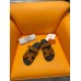 Hermes Men's Chypre Sandals in Brown Suede Calfskin Hermes Men's Chypre Sandals in Brown Suede Calfskin