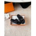 Hermes Men's Jackson Sandal in Black Epsom Calfskin Hermes Men's Jackson Sandal in Black Epsom Calfskin