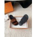 Hermes Men's Jackson Sandal in Brown Suede Leather