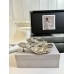 Jimmy Choo Etana 50 Mule Sandals in Gold Metallic Leather