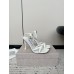 Jimmy Choo Ixia Sandals 95mm in White Patent Calfskin Jimmy Choo Ixia Sandals 95mm in White Patent Calfskin