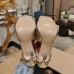 Jimmy Choo Anise 75 Mule Sandals In Gold Metallic Nappa