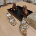 Jimmy Choo Anise 75 Mule Sandals In Gold Metallic Nappa