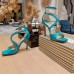 Jimmy Choo Azia 95 Sandals In Malibu Patent Leather Jimmy Choo Azia 95 Sandals In Malibu Patent Leather