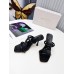 Jimmy Choo Diosa 90 Sandals In Black Nappa Leather