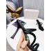 Jimmy Choo Diosa 90 Sandals In Black Nappa Leather