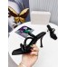 Jimmy Choo Diosa 90 Sandals In Black Nappa Leather