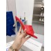 Manolo Blahnik Picoux 70mm Sandals In Red Lambskin