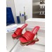 Manolo Blahnik Picoux 70mm Sandals In Red Lambskin