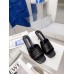 Manolo Blahnik Picoux 70mm Sandals In Black Lambskin