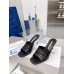 Manolo Blahnik Picoux 70mm Sandals In Black Lambskin
