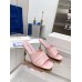 Manolo Blahnik Picoux 70mm Sandals In Pink Lambskin