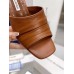 Manolo Blahnik Picoux 70mm Sandals In Brown Lambskin
