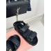 Miu Miu Women's Sandals in Black Matelasse Nappa Leather Miu Miu Women's Sandals in Black Matelasse Nappa Leather